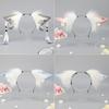 Handmade Faux Fur Fox Ears Headband With Tassels Cosplay Hanfu Costume Anime Convention Accessory