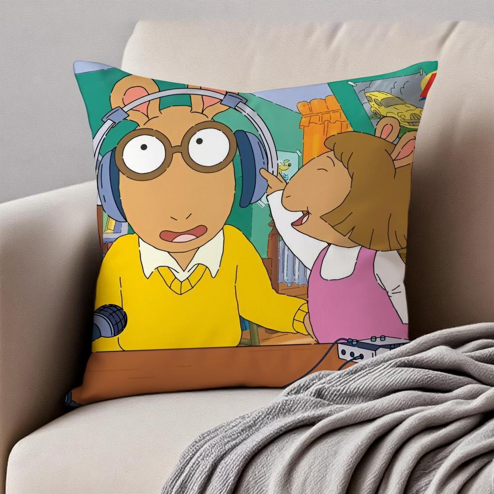Pop American Singer AArthur Cushion Cover Pillowcase Antidustmite Invisible Zipper Short Plush Sofa Cushion