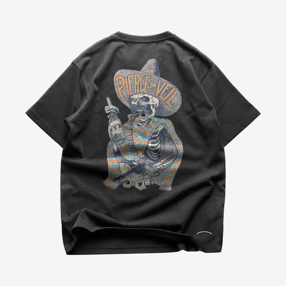 Pierce The Veil Band Happy Halloween Black T Shirt Full Size S-5XL Unisex T-Shirt S