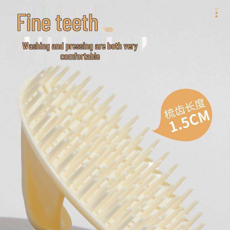Manwanxuan Ge Meng Silikonový šamponový kartáč a masážní hřeben pro mokré/suché použití