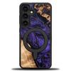 Bewood Unique Case for Samsung Galaxy S24 - Violet with MagSafe