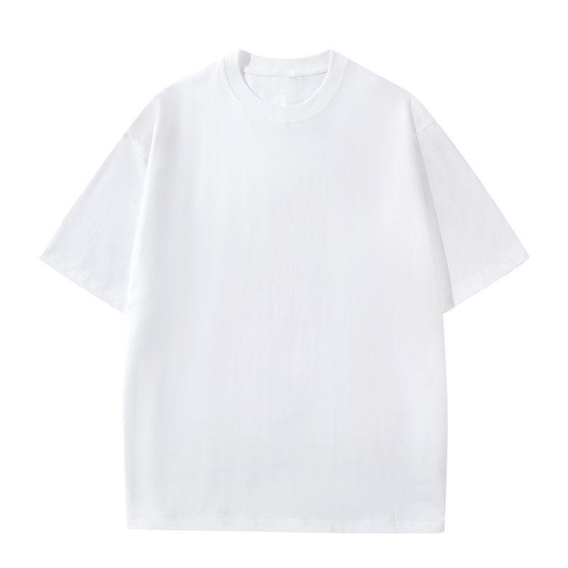 Unisex 180g Reine Baumwolle Locker geschnittenes Kurzarm-Oberteil für Kinder – Einfarbige Designs mit Grafiken & Text