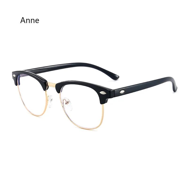 Metal Half Frame Reading Glasses Presbyopic Male Female Far Sight Glasses with Strength +1.0 To +3.0 Eye Glasses