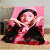 Black Elegance Plush Blanket Soft Comfortable All Seasons Blanket Sofa Office Naps Blanket Outdoor Travel Throw Perfect Gift