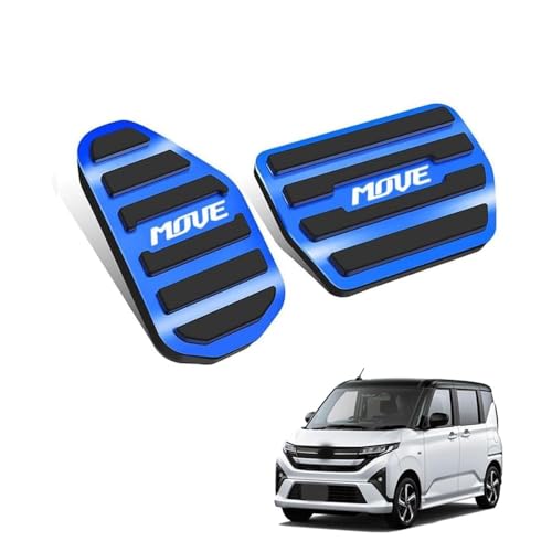 

For New Move LA850S LA860S Type (From June 2025) Special Aluminum Pedal Cover, Anti-Slip, синий