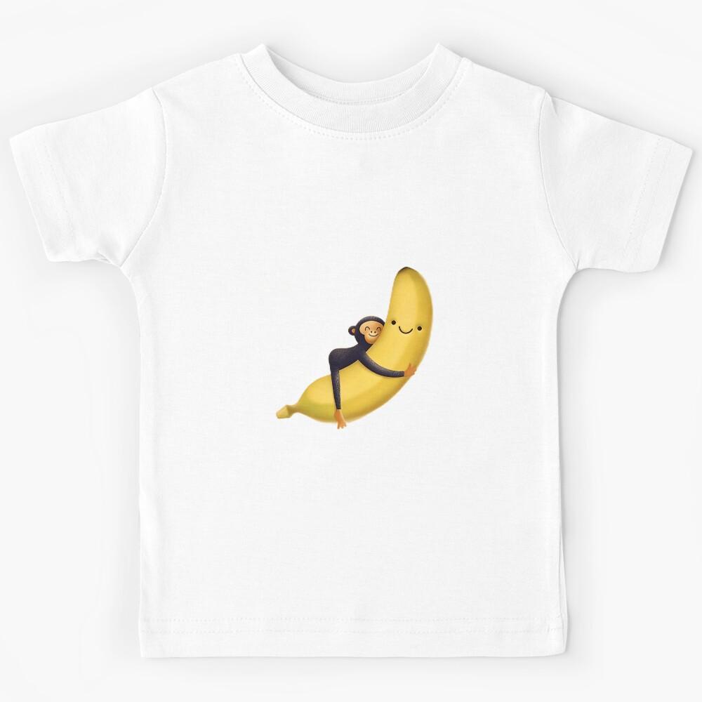 A monkey on a banana Kids T-Shirt 120
