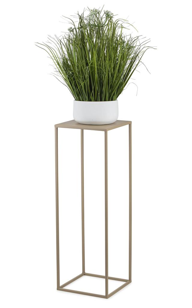 Beżowy Kwietnik Stojący 70 Cm