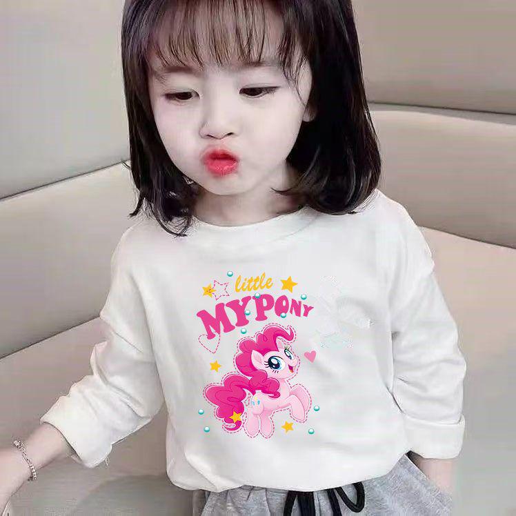 2024 Spring/Autumn Kids' Long Sleeve Pure Cotton Cartoon Top
