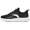 Life Collection Cushioning, Slip Resistant, And Abrasion Resistant Low Top Sports Casual Shoes Women's Black White Sneakers 922225523-4