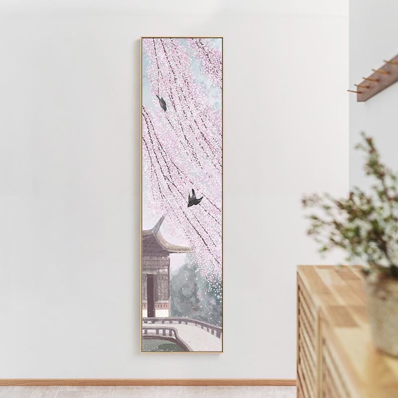 Chinese Season Landscape Canvas Painting Poster and Print Tranditional Home Decor Wall Art Picture for Living Room Bedroom Aisle