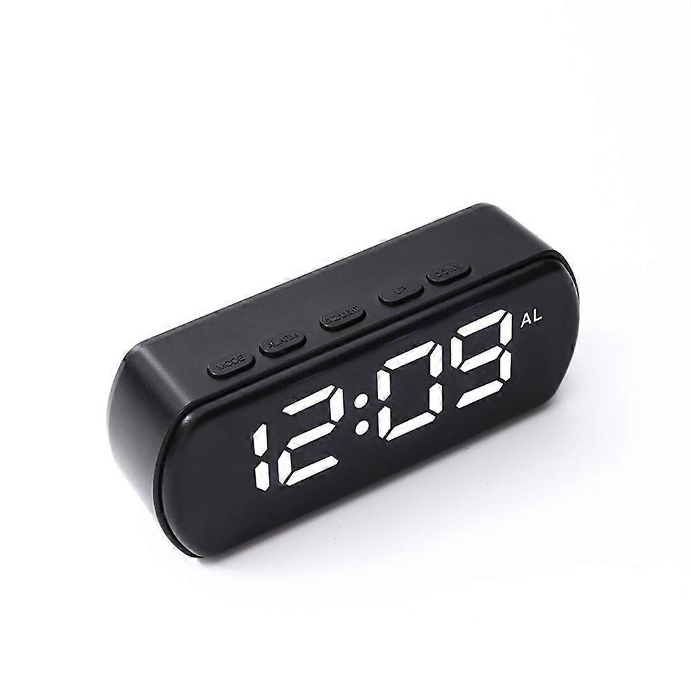 Rechargeable Smart Electronic Full Screen LED Digital Alarm Clock Home
