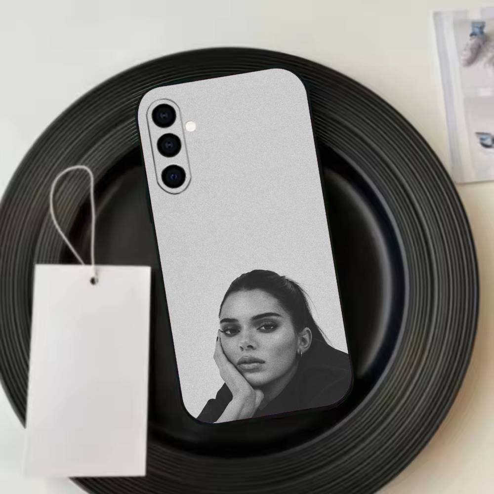 K-Kendall J-Jenner Phone Case For Samsung Galaxy A73,A72,A71,A70,A53,A52,A51,Others Soft Black Cover Samsung a20s