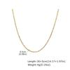 18K Gold Plated Two Tone Oval Beaded Chain Necklace for Women, Stainless Steel Clavicle Choker Necklace, Fashion Jewelry Gift
