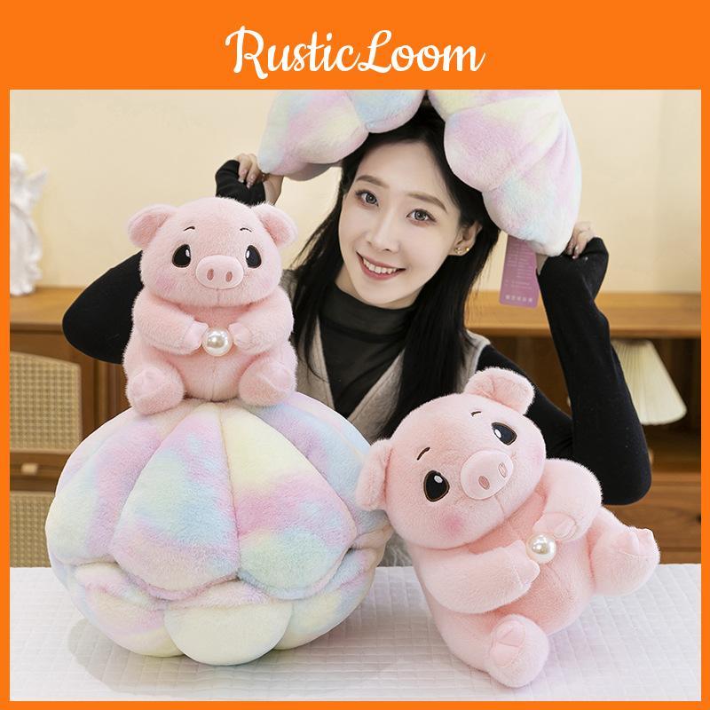 Pearl Animal Pig Stuffed Plush Pink Multiple Sizes Toy Children Birthday Gifts