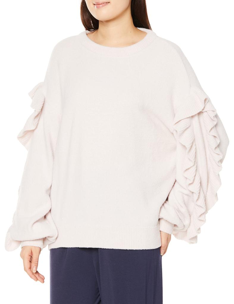 Gelato Pique Twinkle Frill Pullover PWNT225061 Pink F Women's