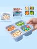 4 Grid Snack Box for Kids and Adults for Home Snack Storage Bottles Crisper Reusable Meal Prep Lunch Box Portable Kitchen Tool