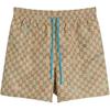 Gucci FW25 Strandshorts Herren Dunkelbraun 833304-XHAKT-2270
