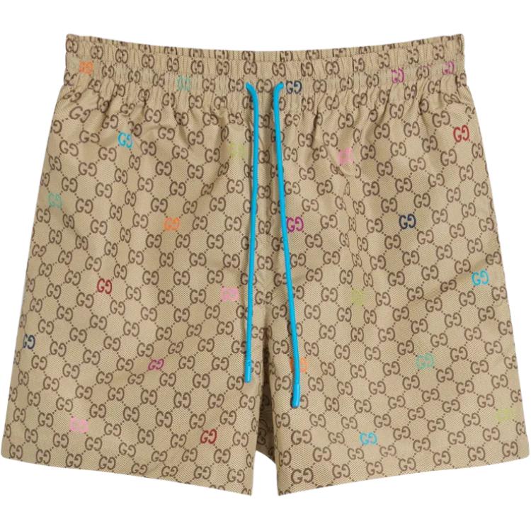 GUCCI FW25 Beach Shorts Men`s Dark