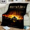 3D Silent Hill HD Horror Movie Game Blanket,Soft Throw Blanket for Home Bedroom Bed Sofa Picnic Travel Office Cover Blanket Kids
