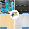 Caulking Tube Holder Caulking Guns Storage Rack Wall Mounted Sealant Organizer Holds 6 Tubes And Caulking Nozzle For Workshop