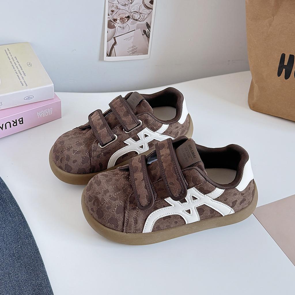Leopard print casual shoes autumn and winter new versatile casual cute sports board shoes Forrest Gump shoes tide