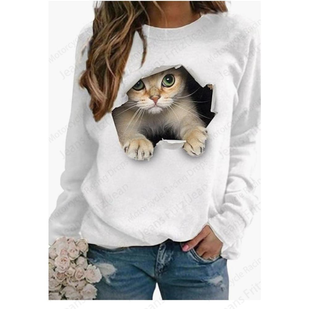 Women Fashion Crewneck Oversized Hoodies Women Sweats Streetwear Coat Clothes Female Sweatshirt