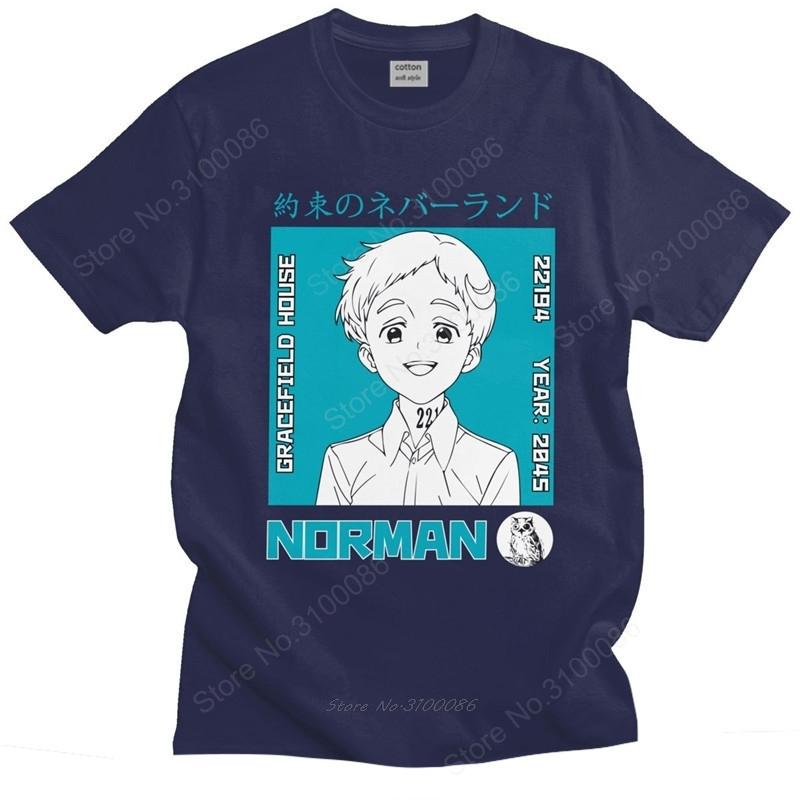 Gorgeous Tshirt Unisex Fashion Unisexga The Promise Neverland T Shirt Short Sleeved Soft Cotton Tshirt Casual Norunisex Japan Anime Tee