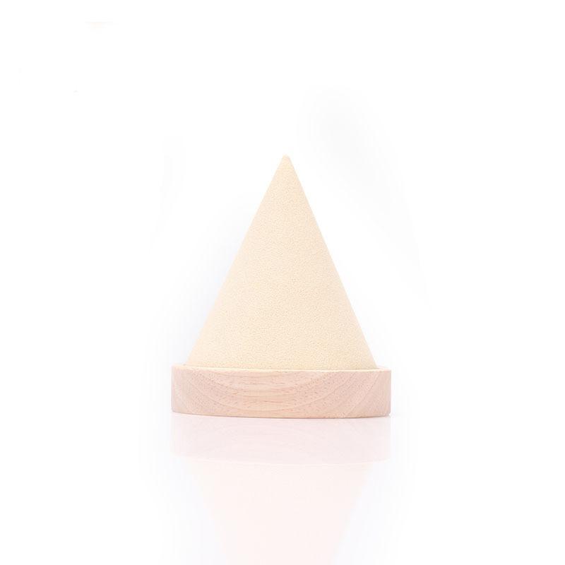 

Креативный деревянный конусный браслет-подставка для колец, браслетов на щиколотку, цепочек, ожерелий, подставка для хранения ювелирных изделий, реквизит для ювелирных изделий бежевый