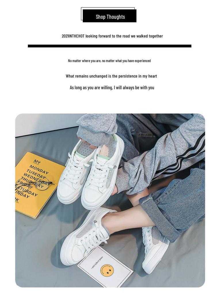 White Children's Canvas Shoes, Spring/Summer 2025: Trendy, Versatile, Breathable Mesh