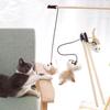 Cute With Mini Bell Training Wand Scratching Tease Cat Rod Pet Supplies Interactive Stick Cat Toy