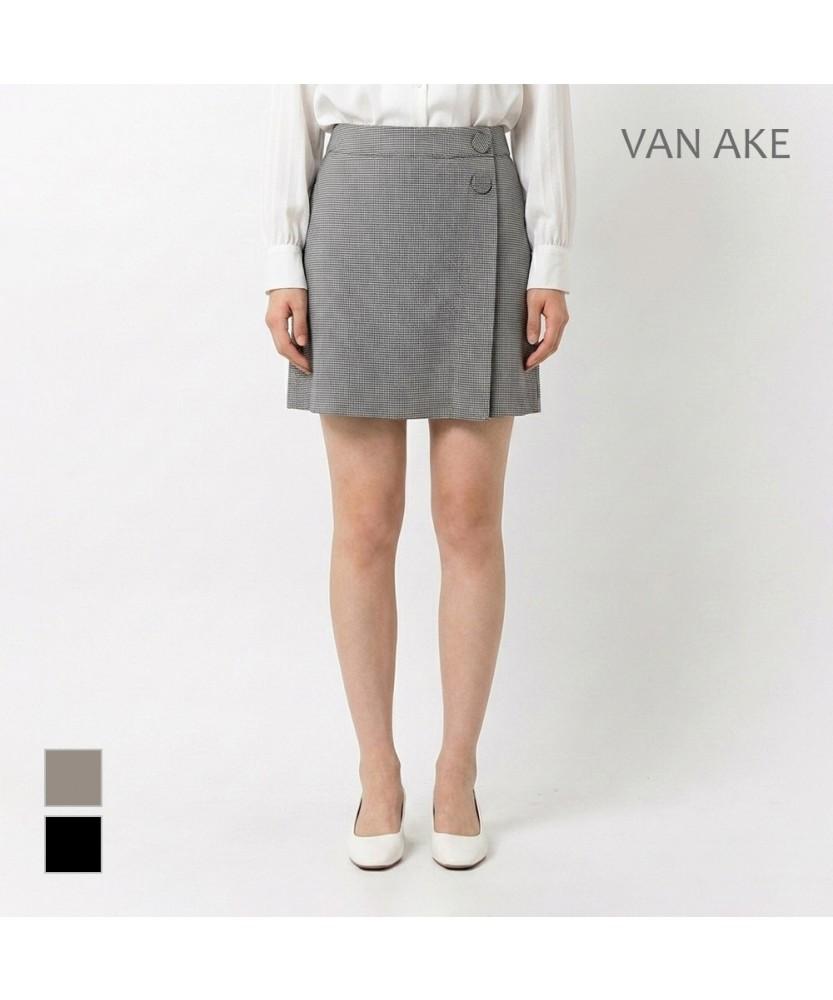 VANAKE Houndstooth Check Skirt_Va88Skmd03Z
