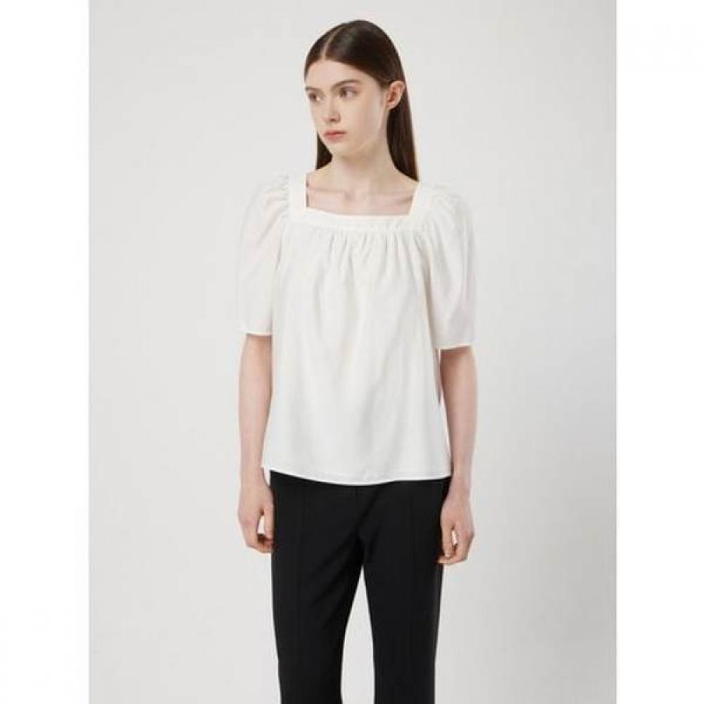 Cc Collect Square Neck Shirring Blouse C253msc009