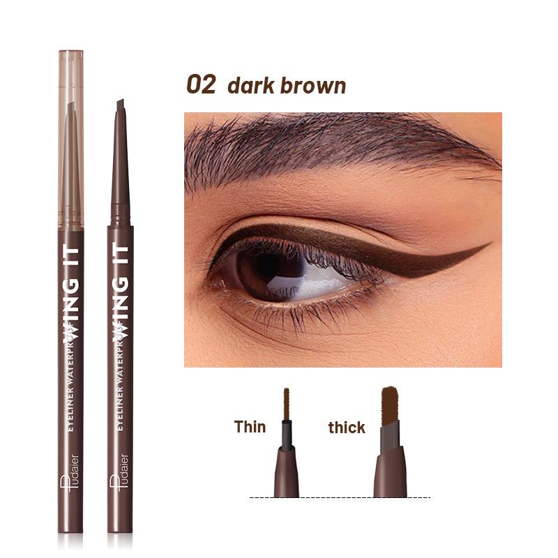 Long-Lasting 4 Colors Eyeliner Pencils -Waterproof, Sweatproof and Smudge-Proof with Easy Twist Eyeliner Pencils