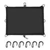 Motorcycle Bike Trunk Rear Rack Luggage Shelf Net Cover Luggage Cover Elastic Cloth Helmet Waterproof B3v5