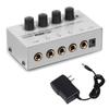 Headphone Amplifier Ultra-Compact Stereo Earphone Amplifier Audio Amplifier 4 Channels for Music 6.35MM Jack with Volume ControlGood Product