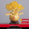 Glückbaum Citrin Ornament für Wohnzimmerdekoration oder Eröffnungsgeschenk