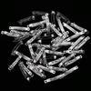 50pcs Metal French Barrette Blank Hair Clip Hairpins Arches Silver DIY Hair Accessories