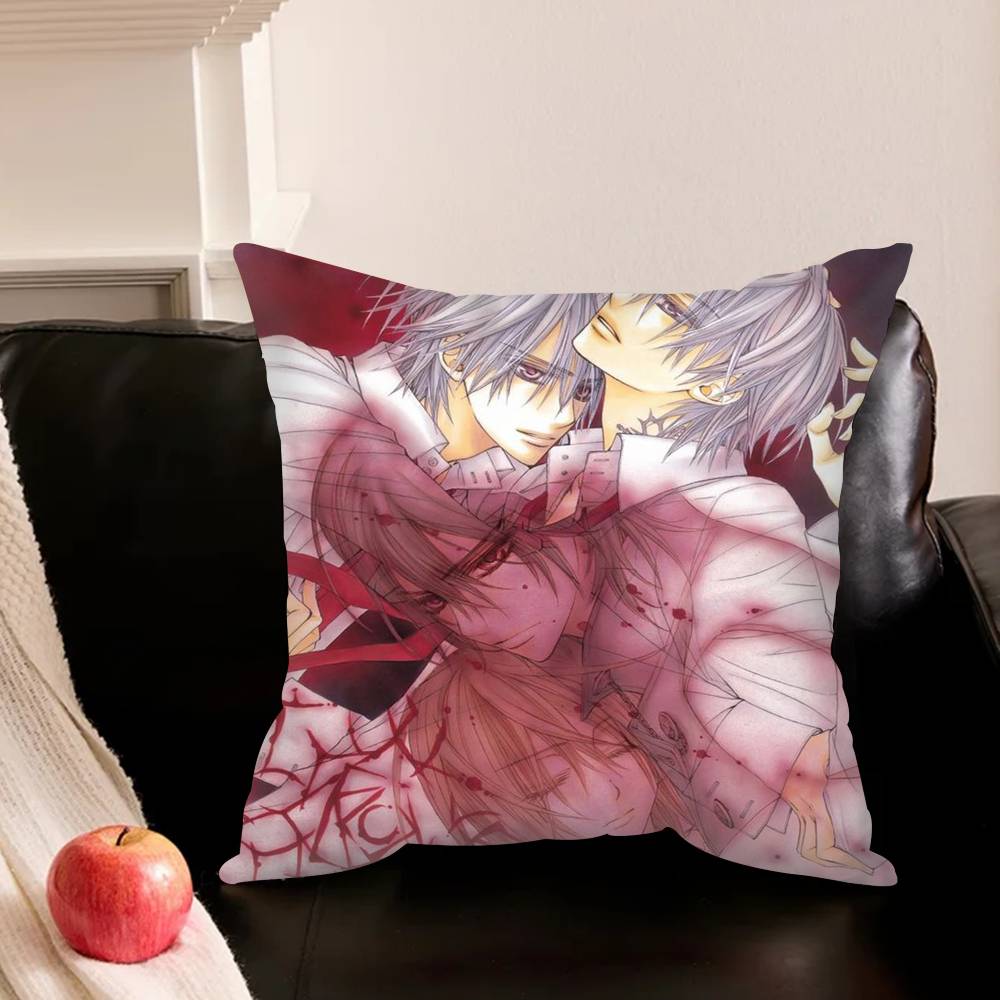 1Pc Anime V-Vampire K-Knight Various Sizes Square Pillowcase For Car Home Bedchamber Decor