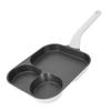   Egg Frying Pan Nonstick Ti Alloy 3 Cup Breakfast Frying Pan Ergonomic Handle Kitchen  