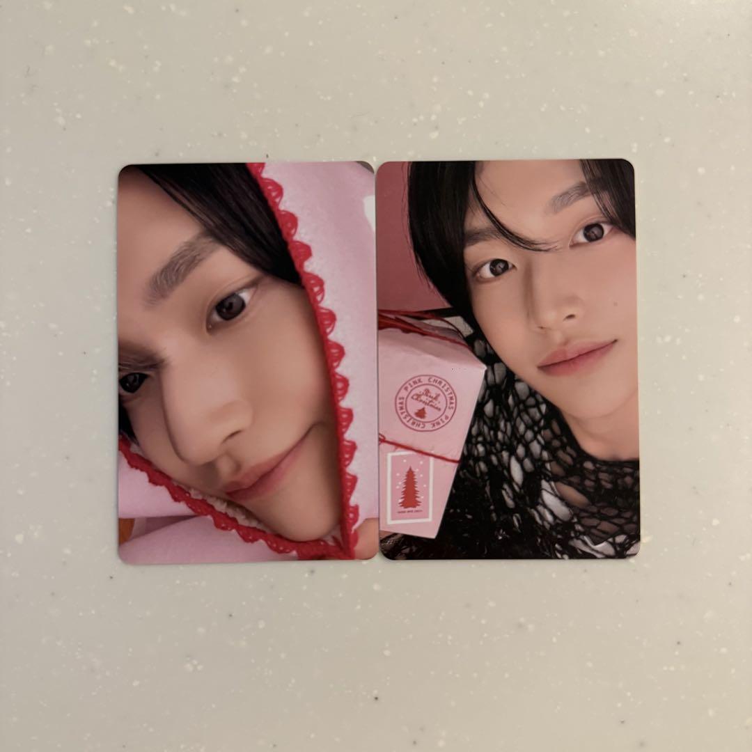 

[Б/У] Коллекционная карточка RIIZE Pink Christmas Won Bin