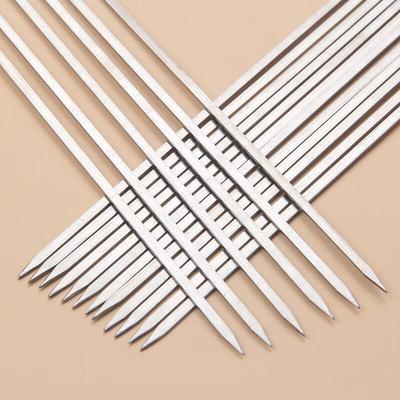 ZISIZ 304 Edelstahl Flache Grillspieße