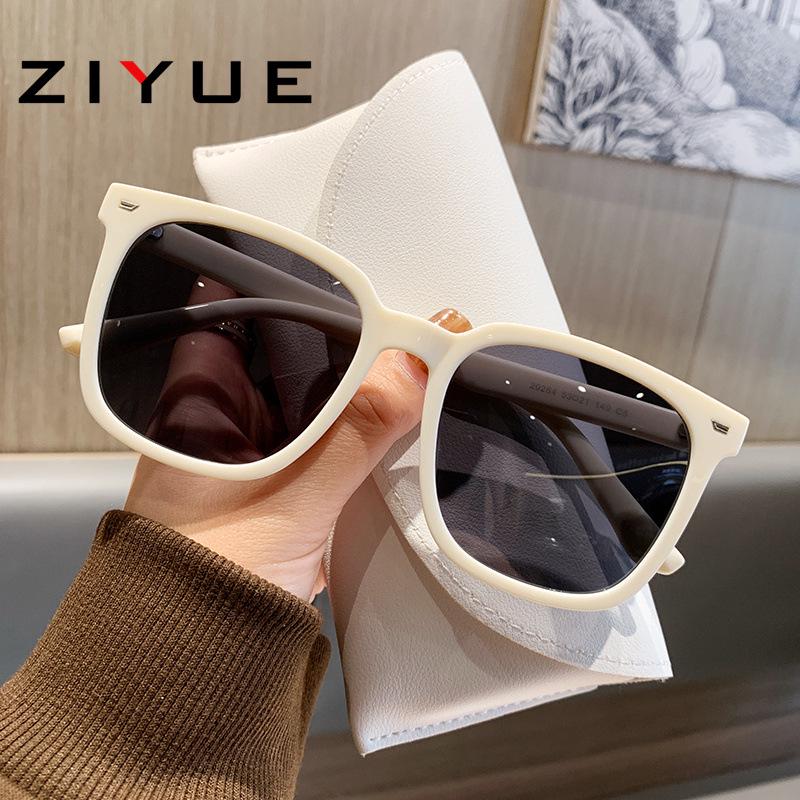 

Женские ретро квадратные поляризационные солнцезащитные очки, защита от УФ-лучей, большая оправа для моды и вождения