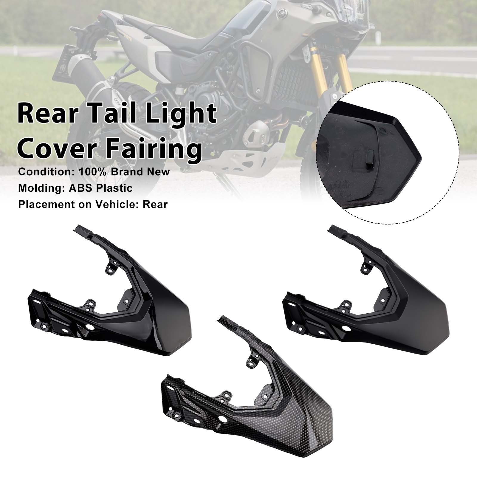 Rear Tail Light Cover Fairing For Yamaha Tenere 700 T700S 2025-2026