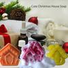 Lebkuchenhaus Backen Silikonform Weihnachten Kerze Seife Herstellungszubehör Kuchen Dekorationswerkzeug Aromatherapie Wachsmelts Küche