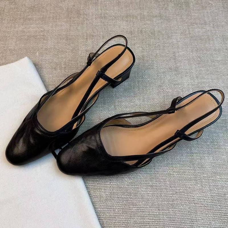 Women High Heels Sandals Dress Shoes Walking Cozy Chunky Shoes Summer Woman Slippers 2025 Trend Elegant Mujer Zapatillas