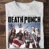 NEW RARE Five Finger Death Punch Band Signature White All Size Shirt