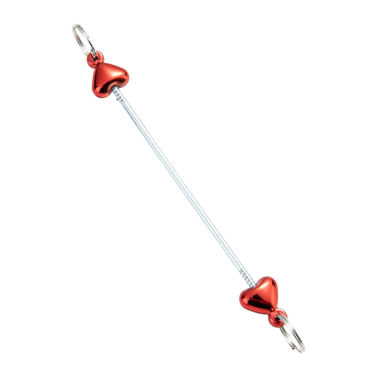 

Bead Keychain Plastic Lobster Clasp Fashion Bag Charm Unique Key Holder Plastic Texture Suitable for Craft Lovers красный