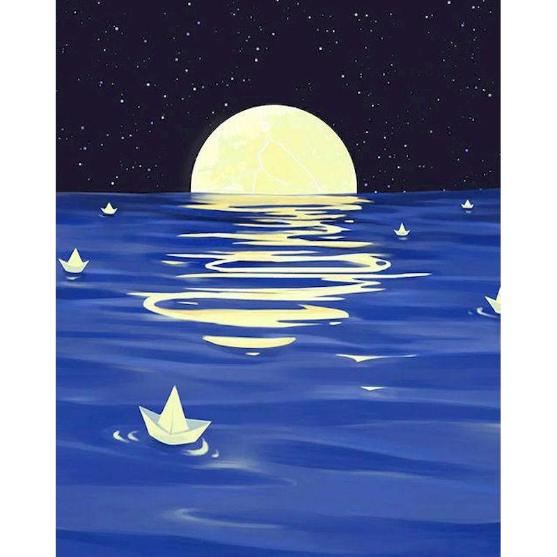 

GATYZTORY DIY Painting By Numbers Paint Kit Sky And Sea Painting Decors Adults Crafts Diy Gift Canvas Painting Coloring By Numbe 30x20cm no frame чистый