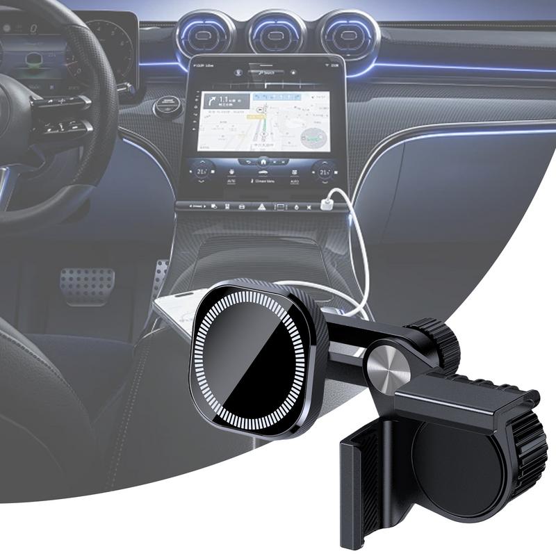 Magnetic Phone Holder for Car 360 Degree Rotation Screen Support Cradle Strong Magnetic Car Phone Cradle for Car Interior