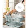 Easy Assembly Dish Rack for Kitchen Counter Organization Convenient Utensils Drainer Stand for Daily Use